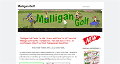Desktop Screenshot of mulligangolfsite.com