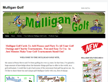Tablet Screenshot of mulligangolfsite.com